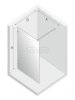 NEW TRENDY Kabina ścianka walk-in szkło 8mm AVEXA GOLD BRUSHED 160x200 EXK-2003